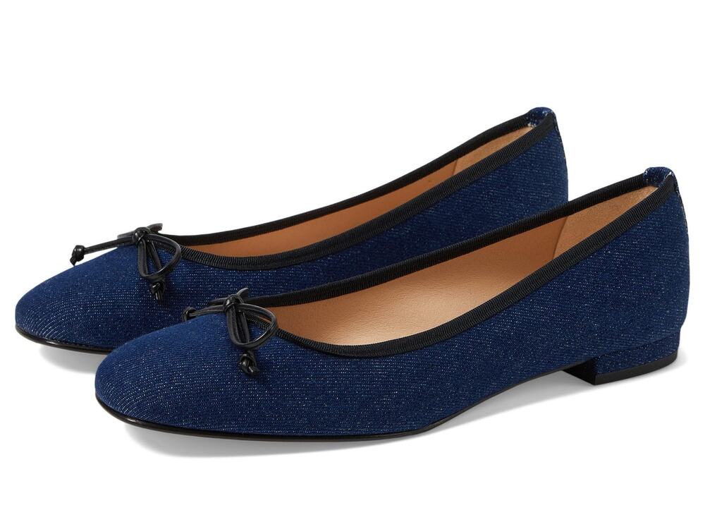 FRENCH SOLE WOMEN'S EMMY BALLET FLAT, DENIM, 8